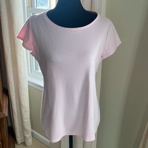 EUC - Nordstrom Light Pink Scoop Neck Tee, XL